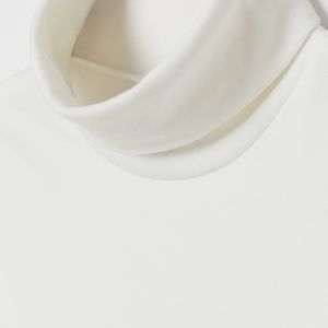 H&M Polo-Neck Top Muscle Fit - White - Medium